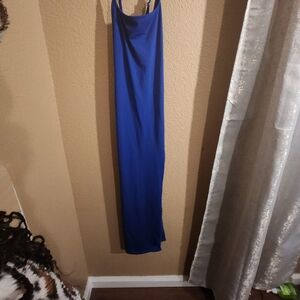 Elegant Blue Maxi Dress